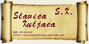 Slavica Kuljača vizit kartica